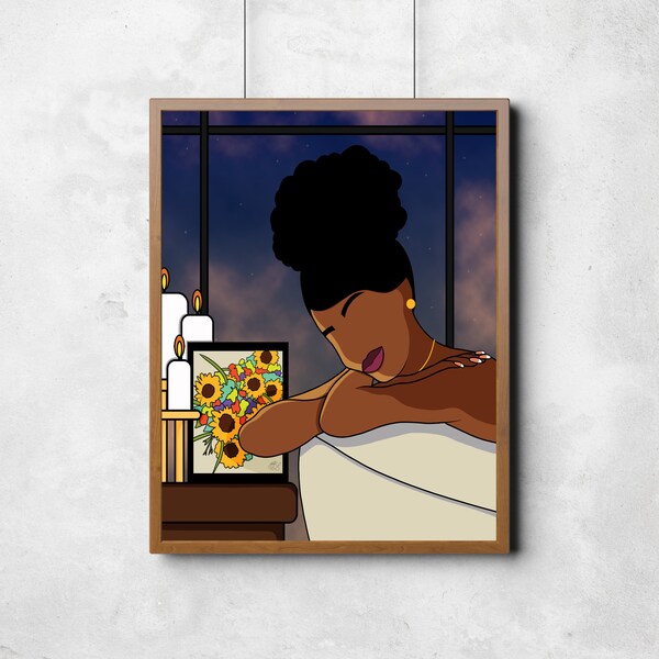 Black Girl Bathroom Etsy