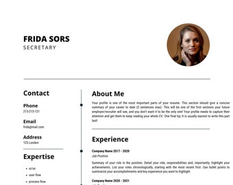 Resume Templates for Canva Template - Il 340x270.4331999118 Bj79