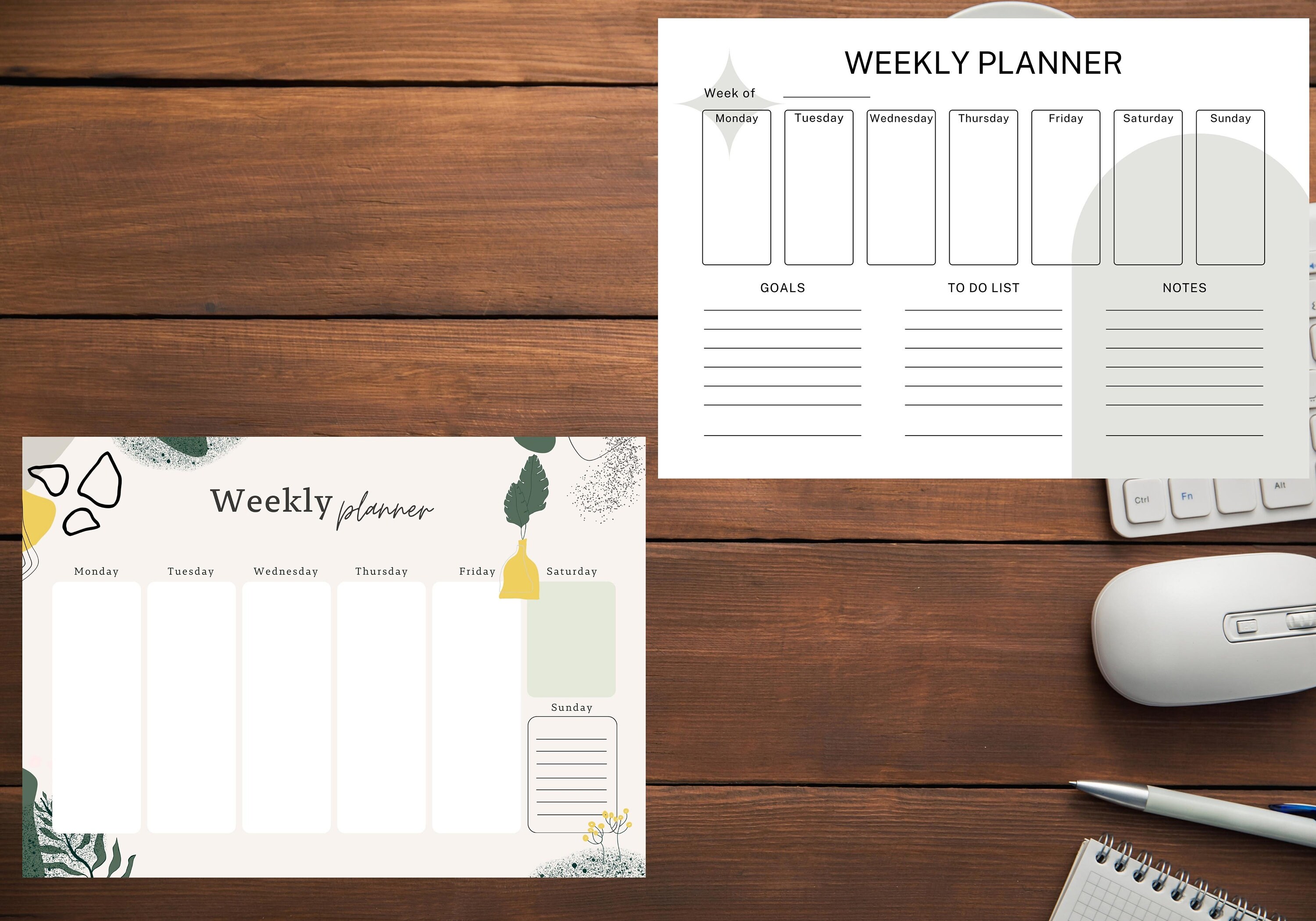 Free Weekly Planners for Microsoft Word - 20+ Templates