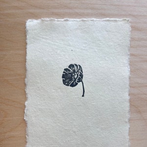 Petit Poppy Print - Original - Handmade - Wildflower - Echinacea