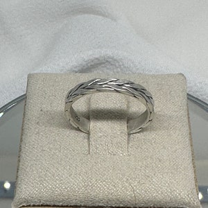 Sterling Silver Braided Toe Ring