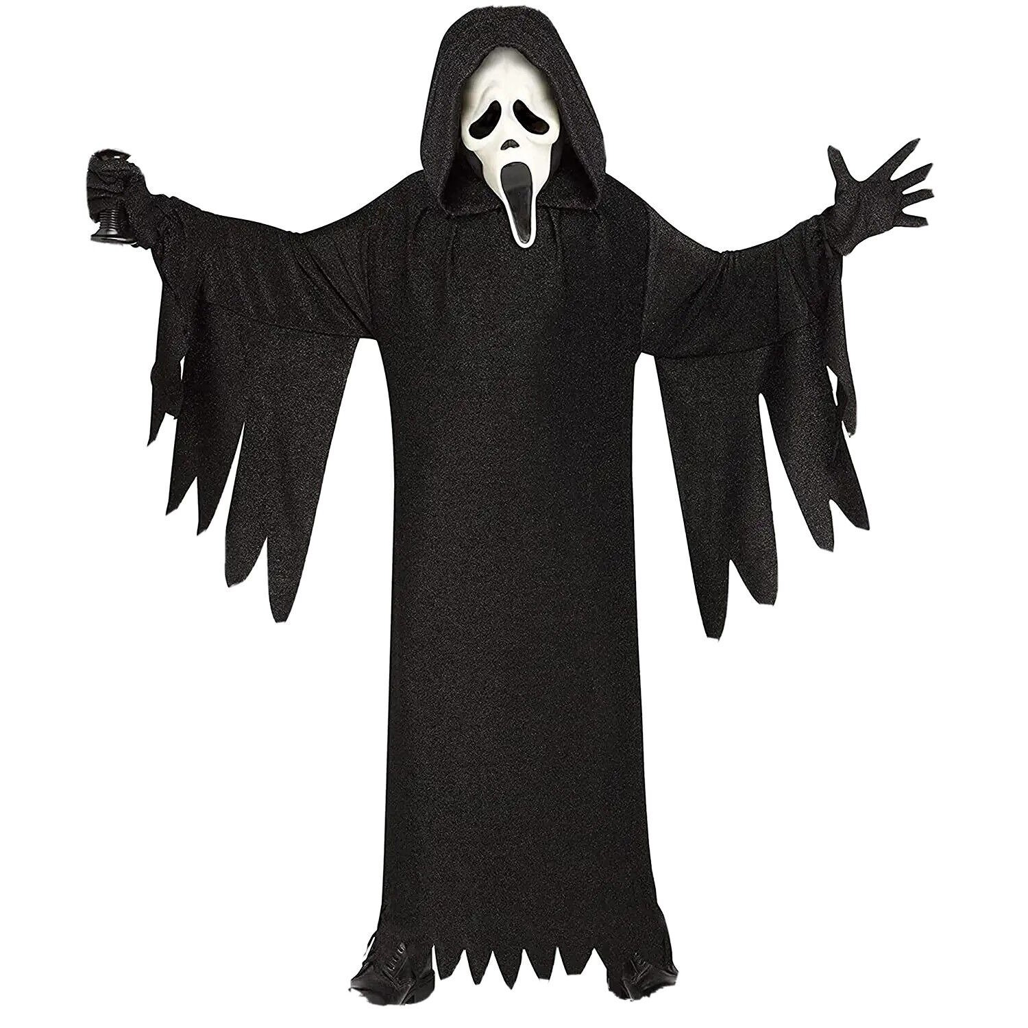 Scream Boys Bleeding Ghost Face Scary Halloween Costume, Fun World, Size M