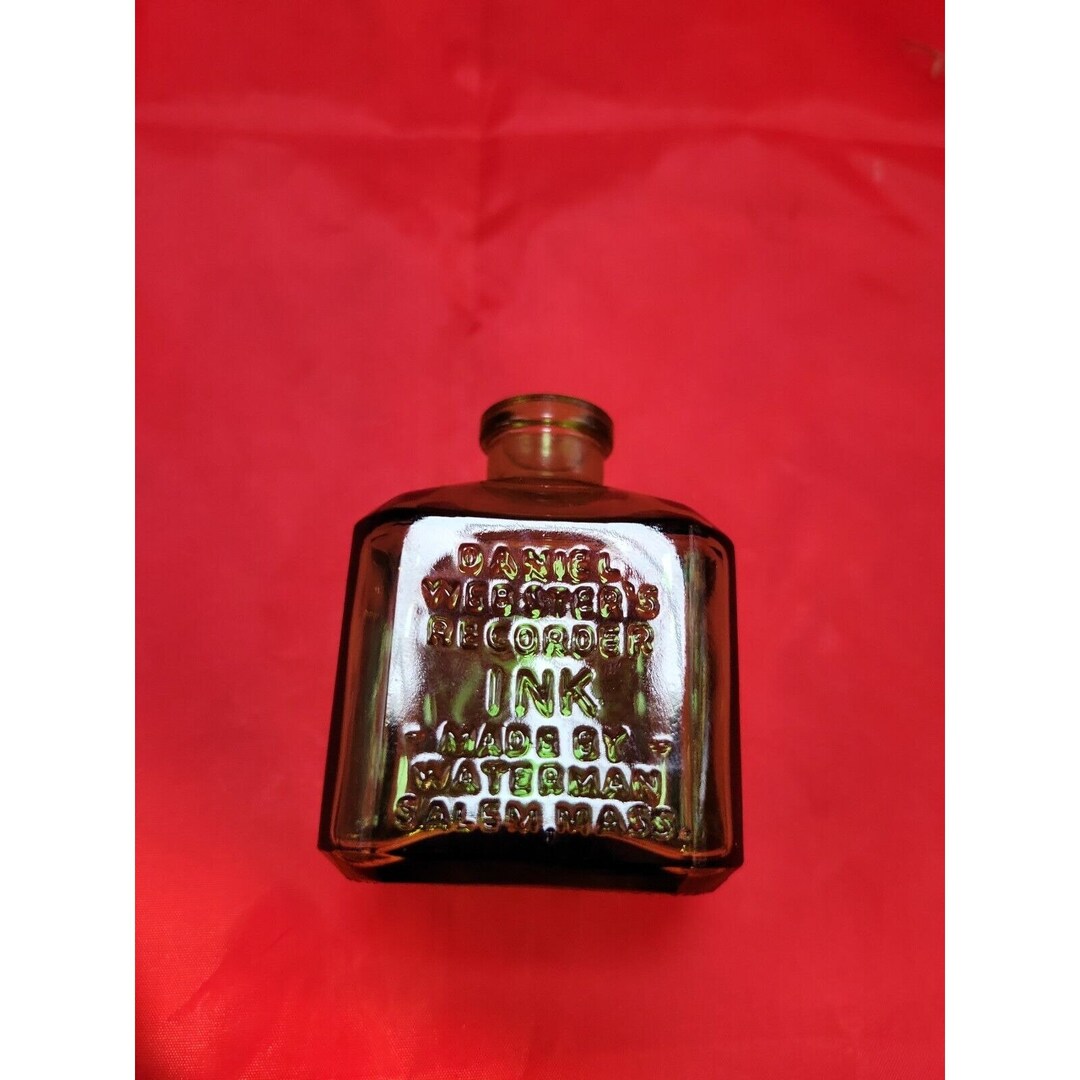 Recorder Ink Daniel Webster's Recorder Ink Green Eagle Ink Well Bottle Wheaton NJ - Etsy