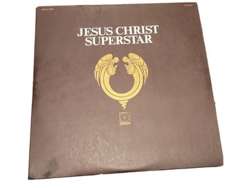 Jesus Christ Superstar Broadway Cast LP Record 1971 Original Pressing 2 LP Book