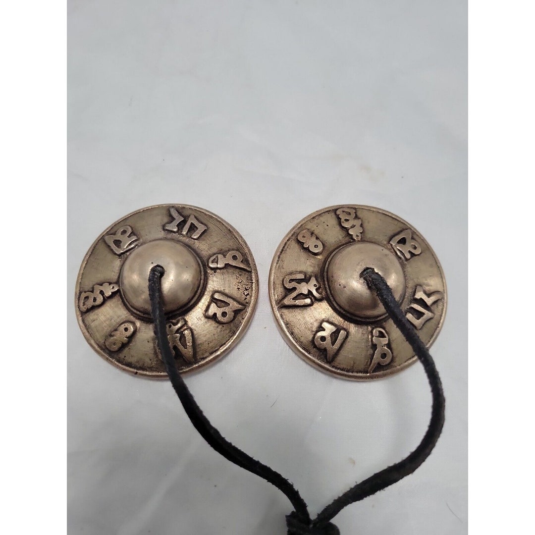 Tibetan Buddhist Tingsha Cymbals Reiki Bell Chime Nepal Meditation Etsy