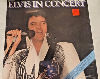 Sealed Elvis Presley In Concert Vinyl Double LP Set, RCA APL2-2587 1977