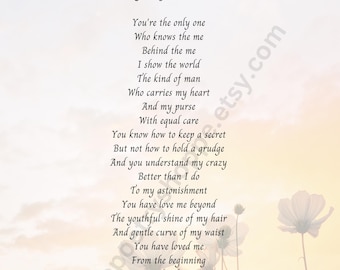 INSTANT DOWNLOAD Love: &quot;Keeper of the Arrow,&quot; Anniversary, For Husband, Valentine&#39;s Day Poem 8x10