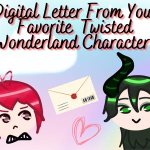 Carta digital do seu personagem favorito de Twisted Wonderland!