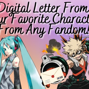 ¡Carta digital de tu personaje favorito de cualquier fandom!