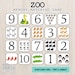 Zoo Memory Matching Game Preschool Activities Printable Zoo Animals ...