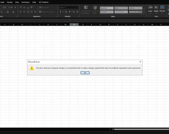 Déverrouillez votre feuille de calcul/votre livre Excel