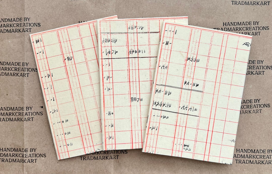 Handmade Japanese Ledger Paper Cover Folder PASSPORT Traveler's Size Etsy