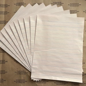 School Smart/Zaner-Blosser Student Writing Practice Paper/Newsprint - School Ephemera