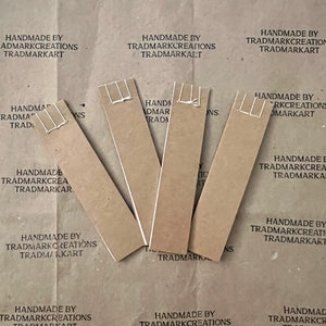 30pcs Crafts Journal Bookmark Handmade Onion Skin Kraft Paper