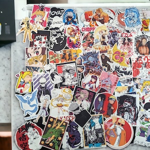 Anime Mixed/Assorted Sticker Packs - Laptop & Waterbottle Stickers