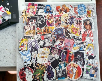 Anime Mixed/Assorted Sticker Packs - Laptop & Waterbottle Stickers