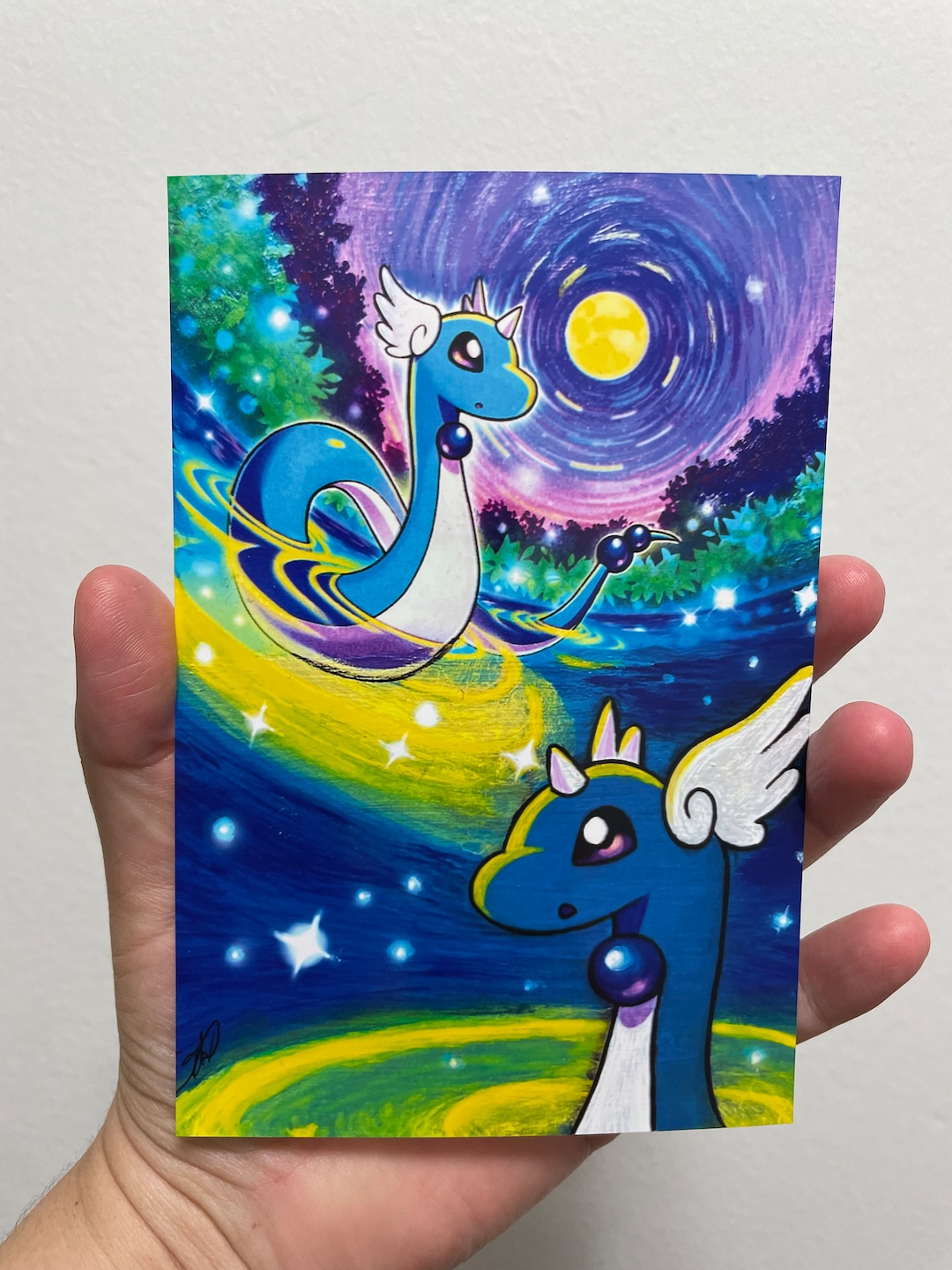 Print: Water Dragon Print - Etsy