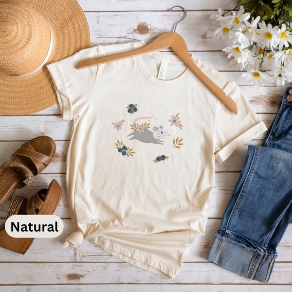 Cute Opossum Shirt, Opossum Lover Shirt, Gift for Opossum Lover, Animal Lover T-Shirt, Baby Opossom Shirt, Cute Wildlife Shirt
