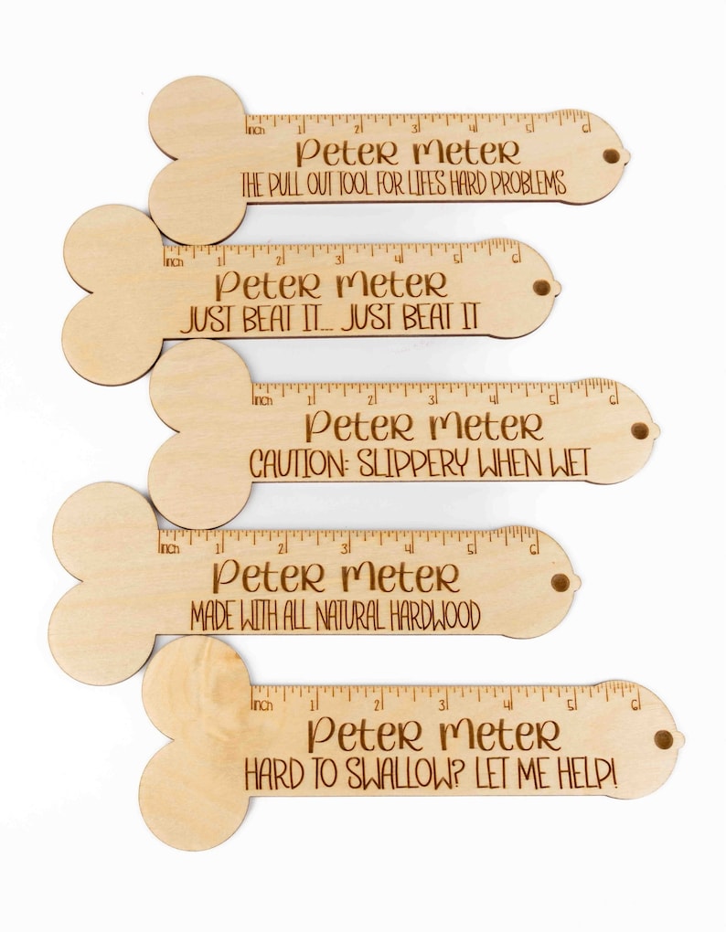 Peter Meter Ruler, Pun Intended, Adult Humor, Peter Meter, Gag Gifts ...