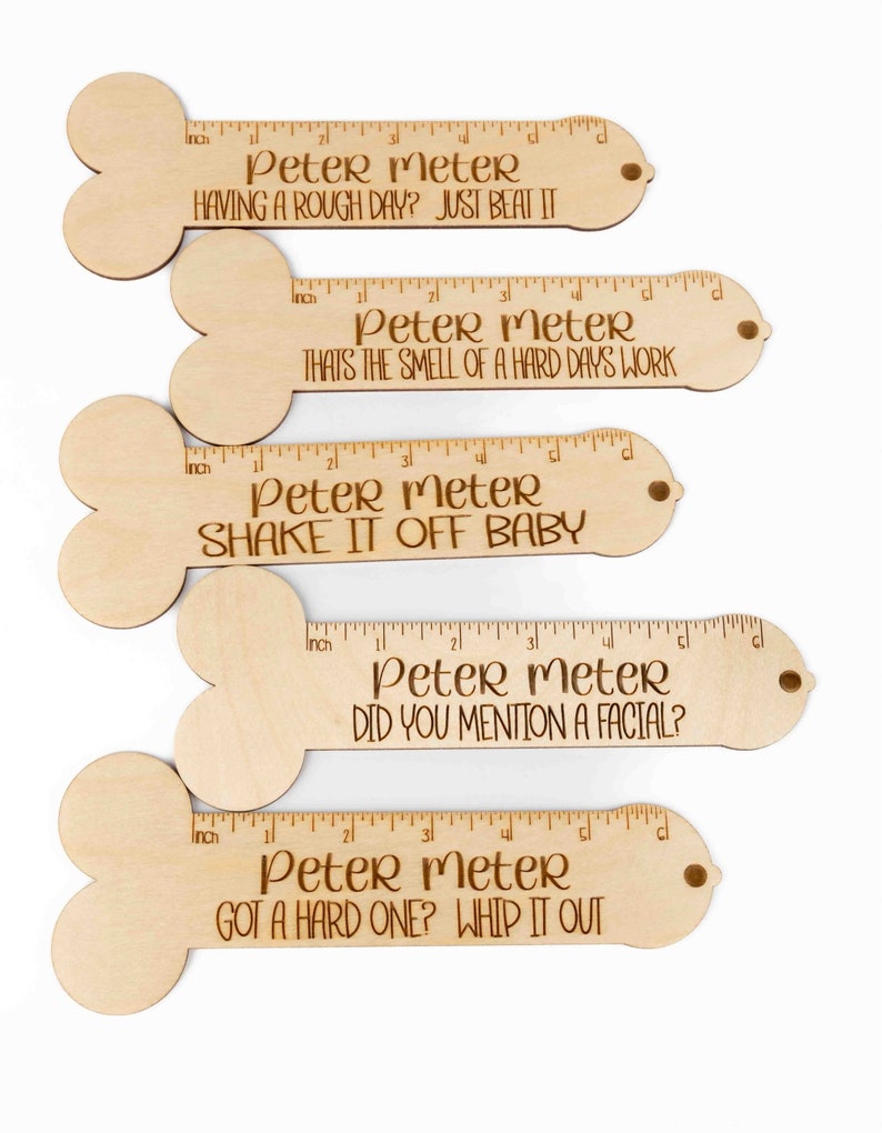 Peter Meter Ruler, Pun Intended, Adult Humor, Peter Meter, Gag Gifts ...