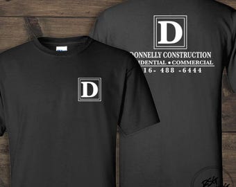Custom Business Logo Work Shirt, Personalized Uniform Tee