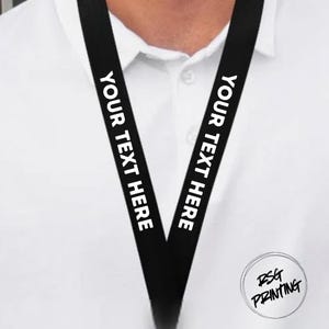 Cordão personalizado em poliéster colorido – Porta-crachá personalizado para eventos