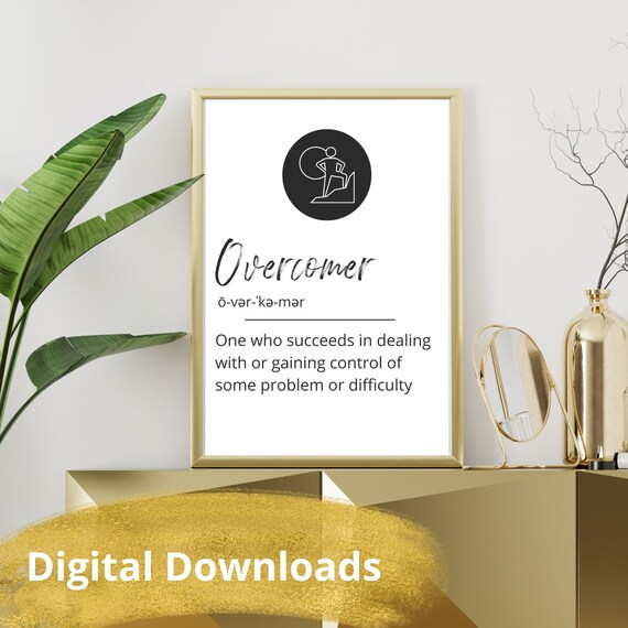 Definition Printable Wall Art I Motivational Home Etsy