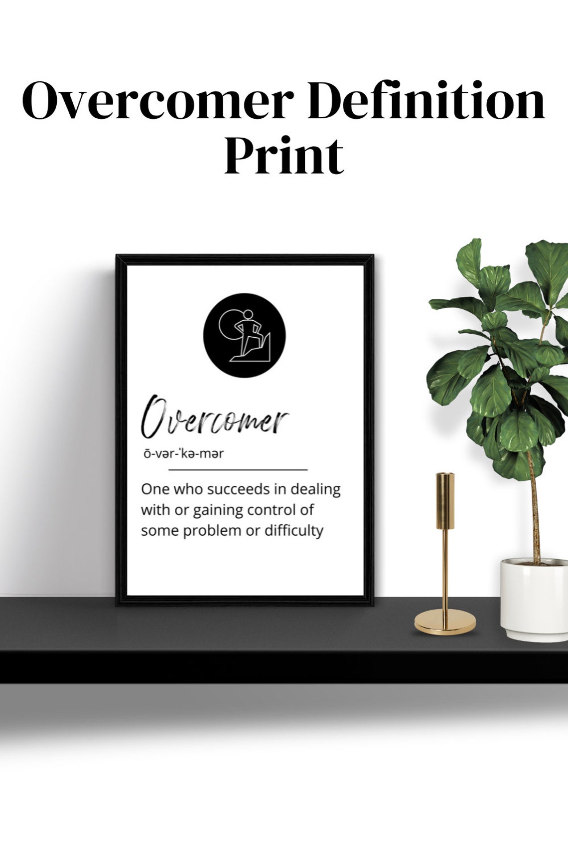 Definition Printable Wall Art Motivational Home Decor Workout