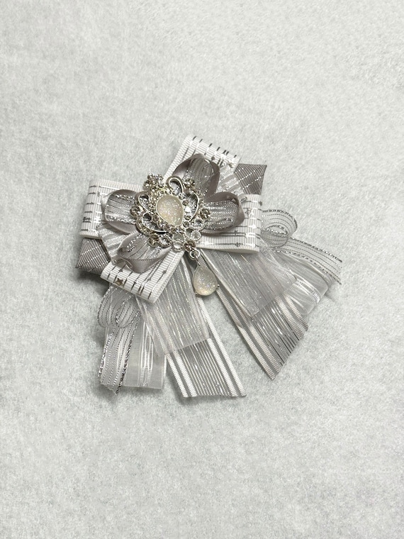 Kpop Lightstick Ribbon Bow | Handmade Decoration with Gem