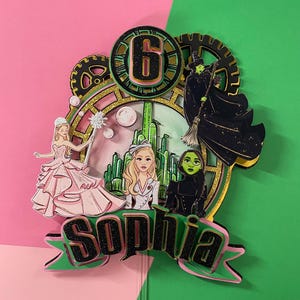 Witches Cake Topper, Wicked Witch Cake Topper, Cupcake Toppers