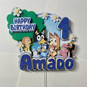 Bluey Cake Topper