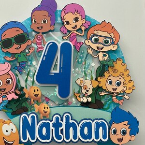 Bubble Guppies Shaker Cake Topper