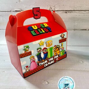 Super Mario Favor Boxes - Etsy