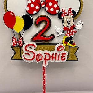 Minnie Mouse Cake Topper