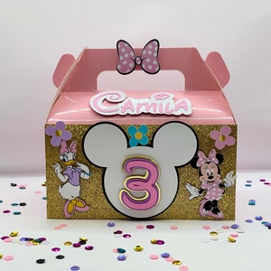 Minnie and Daisy Party Favor Boxes