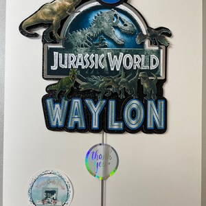 Jurassic Park, Jurassic World Cake Topper, Cupcake Toppers - Etsy