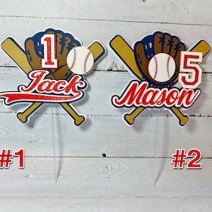 Baseball Cake Topper