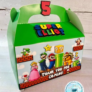 Super Mario Favor Boxes - Etsy