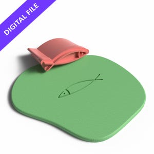 Juego de sellos y cortadores de galletas con forma de pez (archivo STL imprimible en 3D)