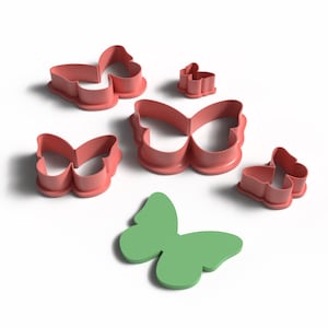 Butterfly Cookie Cutter Set – 3D Printable STL File for Baking, Crafts, and Gifts