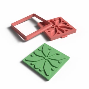 Moroccan Tile Cookie Cutter and Stamp: 3D Printable STL File