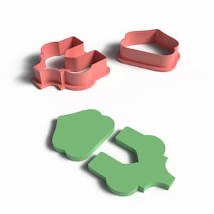 Dual Shape Cookie Cutter Set – 3D Printable STL for Baking and Crafts