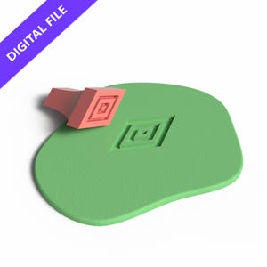Carimbo de biscoito em espiral geométrica – Arquivo STL imprimível em 3D para confeitaria moderna e arte em argila.