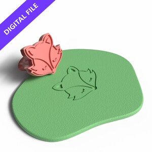 Stempel do ciastek Fox – plik STL do druku 3D do wypieków i rękodzieła w lesie
