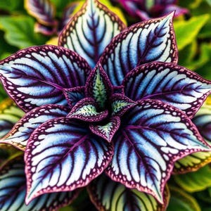 20 Coleus seeds Rare color black white pink Green flower plant lawn