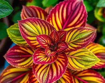 20 Coleus seeds Rare color red pink orange yellow Green flower plant lawn