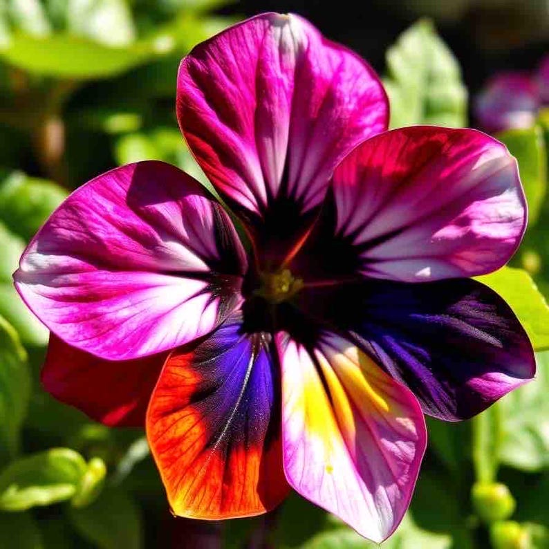 20 Painted Periwinkle Flowers Garden Flower Seeds for Spring Summer Gmo ...