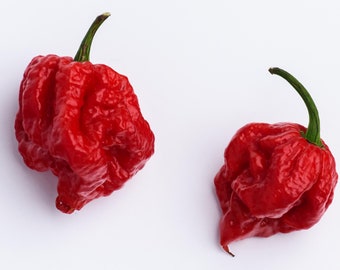 20 World's Hottest Pepper Carolina Reaper Hot Pepper GMO Organic Seed Red Yellow