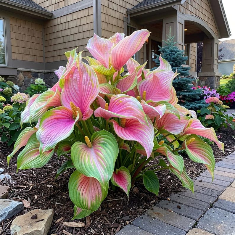Pretty In Pink Hosta 20 Pink Hosta Seeds Limited Time Only. Summer, Spring, Fall Planting ...