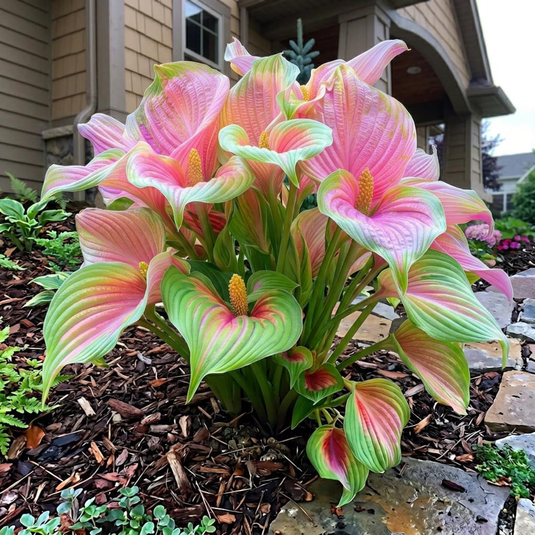 Pretty In Pink Hosta 20 Pink Hosta Seeds Limited Time Only. Summer, Spring, Fall Planting ...